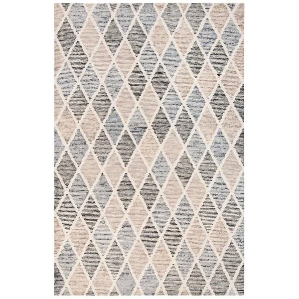 8 x 10 ft. Precious Rectanglar Hand Tufted Rug Blue & Beige, Safavieh, Mfr#: PRE215M-8